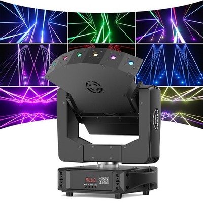 Neu Laser Moving Head RGB 6-LED Strobe Beam Bühnenlicht DMX512 DJ Party Show Bar
