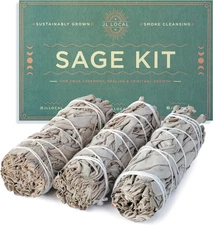 Handcrafted 4 Inch White Sage Sticks - Fresh, Natural California Sage Smudge Sti