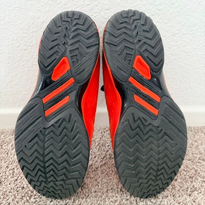ASICS Tennis Shoes Solution Speed FF Cherry Tomato/Black  display picture 1