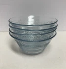 Vintage Fire King Oven Wear Blue Sapphire Philbe Custard / Dessert Cups Set of 4