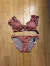 NWT VICTORIA'S SECRET SWIM VS SET SPARKLE BROWN