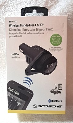NEW  Wireless Bluetooth FM Transmitter USB-C  - UNIVERSAL Hands-Free Kit Scosche