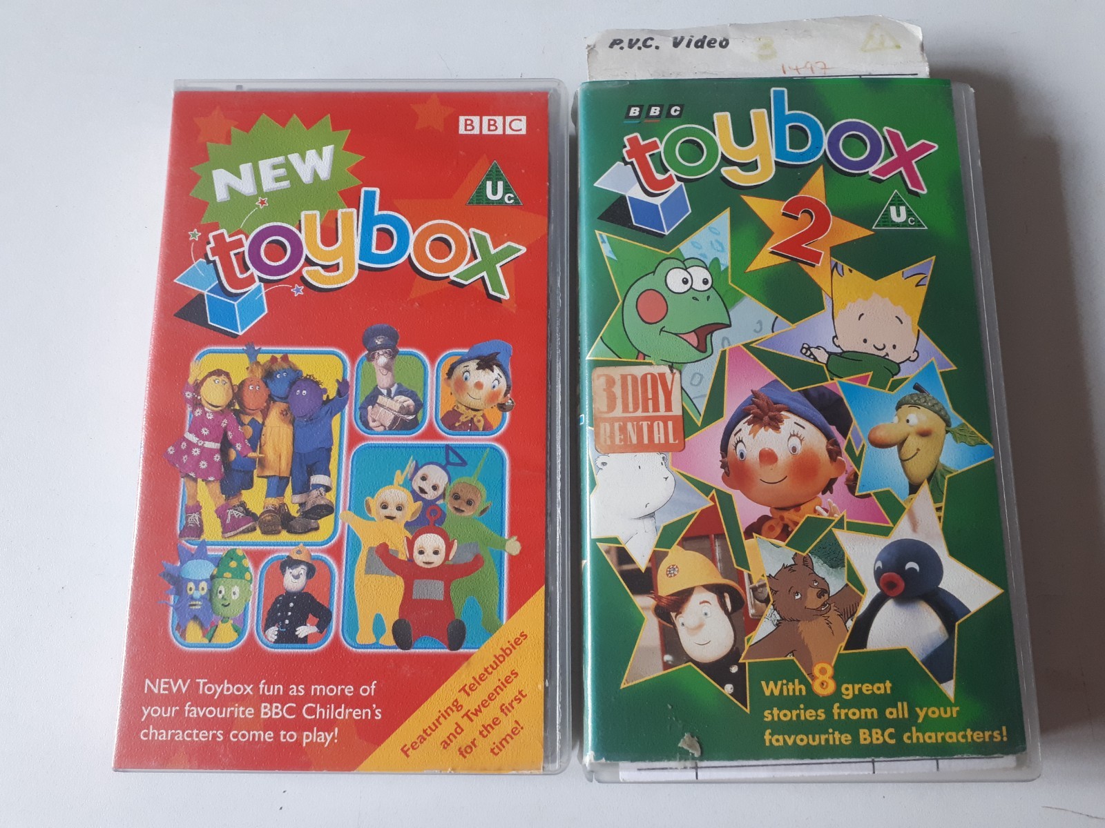 the toybox new & 2 bbc small box VHS  Video Cassette