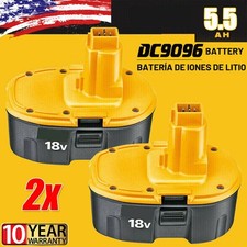 2Pack 18V XRP Battery for DEWALT DC9096-2 DW9095 DW9096 DC9098 DC9099 Cordless