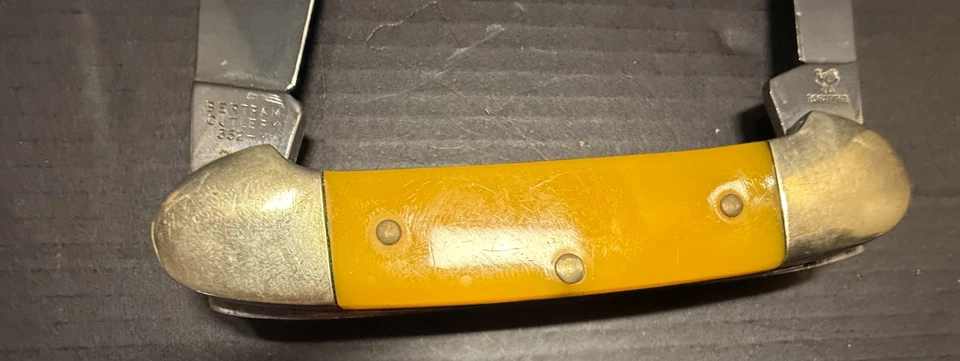 Navaja de Bolsillo Alemania Cubiertos Bertram 352-Y Gallina y Gallo De Colección Sin Caja Foto 4 de 4