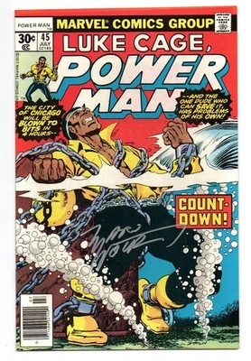Luke Cage, Power Man #45 Signed by Marv Wolfman