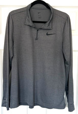 Nike Men  s Golf 1/4 Zip Pullover Jacket Large Gray