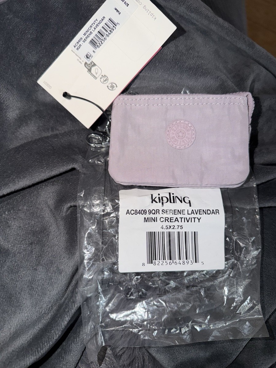 Kipling Mini Creativity Serene Lavender Nwt | eBay display picture 3