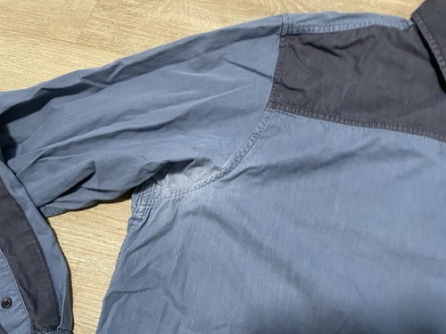 LRG LIFTED RESEARCH GROUP SHIRT Men’s Sz 4XL Long Sleeve Button Front Blue - Picture 9 of 10
