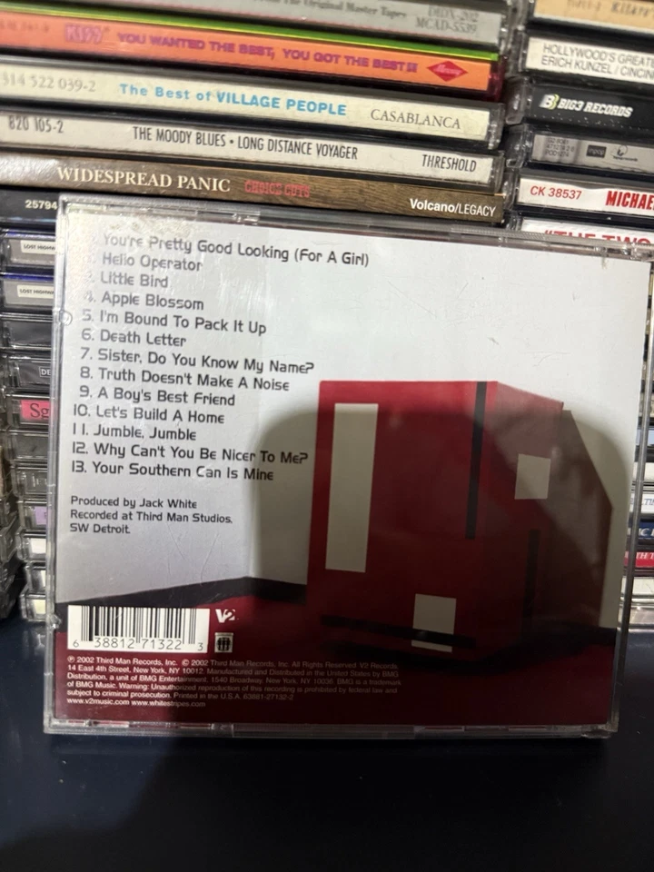 The White Stripes - De Stijl [2000] (CD,2002,Third Man,2nd Edition)63881-27132-2 - Image 2 of 3