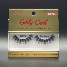 [4 PAIRS] MISS LASHES Girly Curl Voluminous Mult-Layere Eyelash Extension GC110