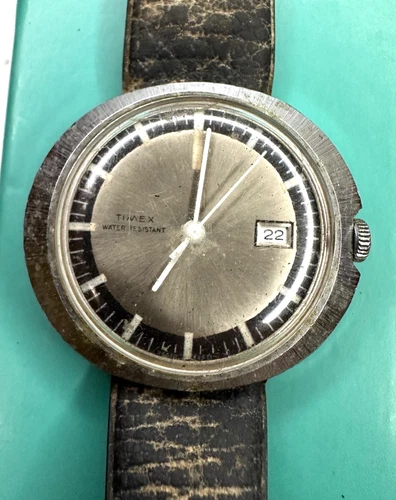 Super Rare Timex UFO Electric Self-Winding Watch – 1970’s – Runs