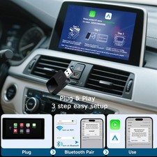 Adattatore Wireless CarPlay 2 in 1 Compatibile Iphone Android Streaming Audio - Miniatura 4