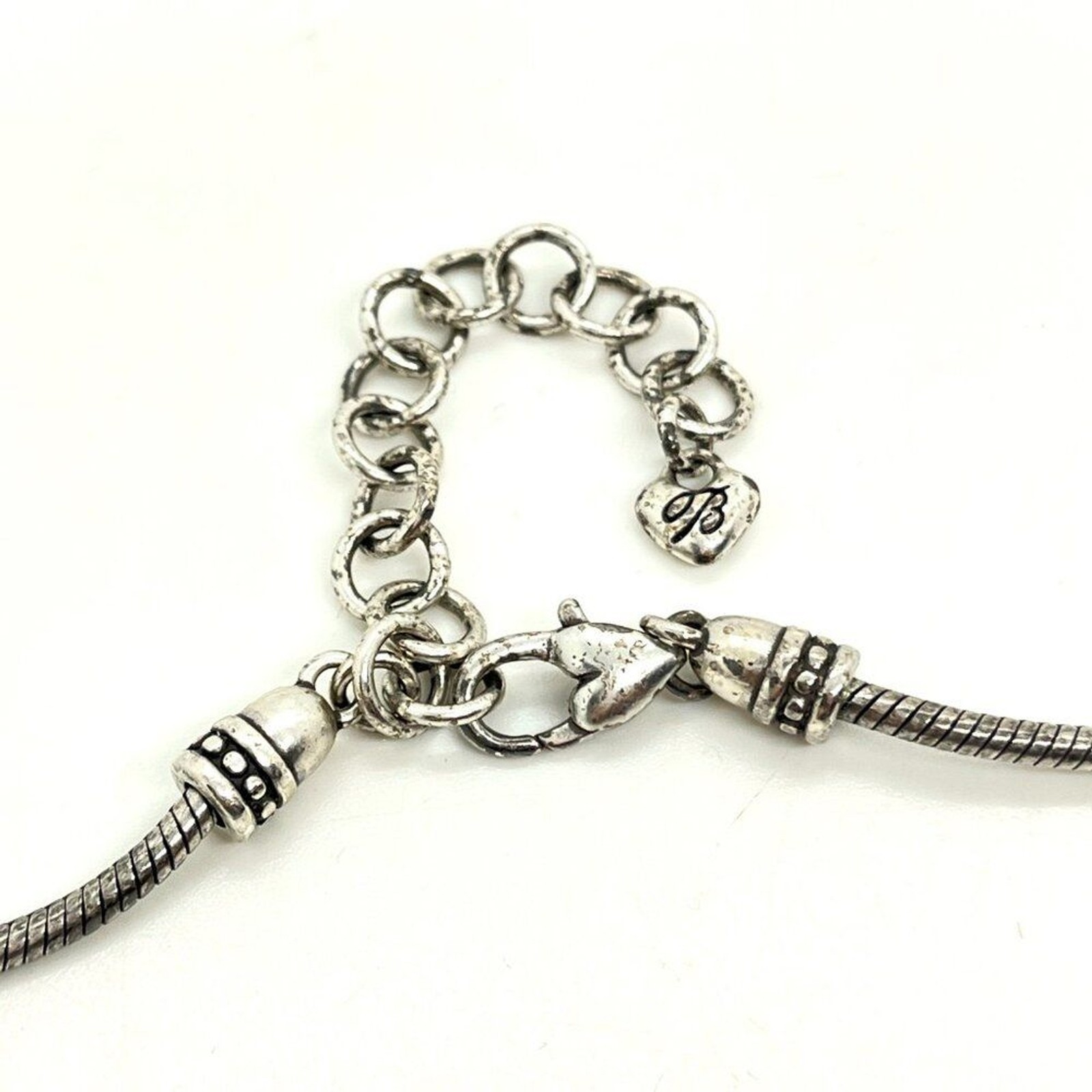 Brighton Silver Scroll Rectangle Pendant Necklace… - image 15