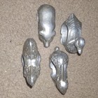 4 Table Set Country Farm Animal Metal Napkin Holders Duck Chicken Hen Rabbit Pig — photo 2