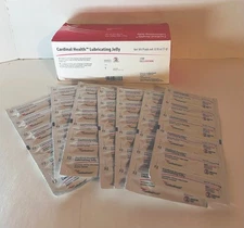30 CARDINAL HEALTH LUBRICATING JELLY 3g Individual Foil Packets NEW  8/31/2025