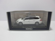 Mini car 1/43 Norev Peugeot 308SW 2013 White Pearly White model car