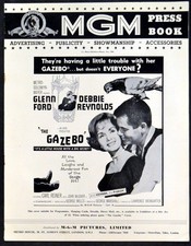 GAZEBO 1960 Glenn Ford, Debbie Reynolds, Carl Reiner, John McGiver UK PRESSBOOK