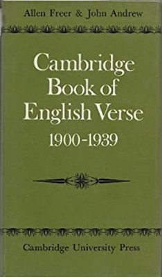 Cambridge Buch Englische Verse Hardcover Freer