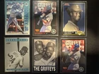 1990's Vintage KEN GRIFFEY JR Lot of 6 MLB Cards Mariners HOF 0927
