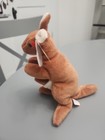 Ty Beanie Baby 1996 "Pouch" Kangaroo Mom & Baby -  Style 4161 - PVC Pellets — photo 2