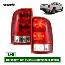 Pair Tail Lights For 2007-2014 GMC Sierra 1500 2500HD 3500HD Left+Right Lamps