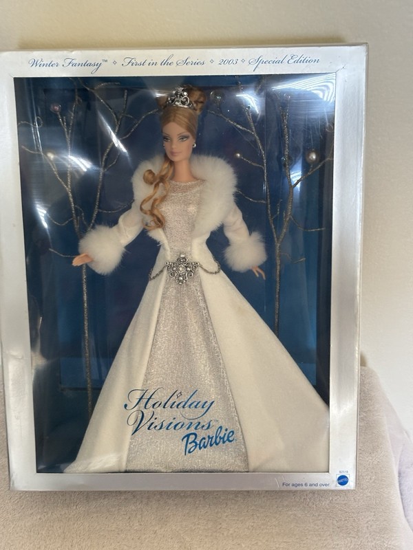 Mattel Barbie Holiday Visions Christmas Winter Fantasy Special Edition Doll 2003