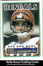1983 Topps Cris Collinsworth #235 Cincinnati Bengals NFL Football
