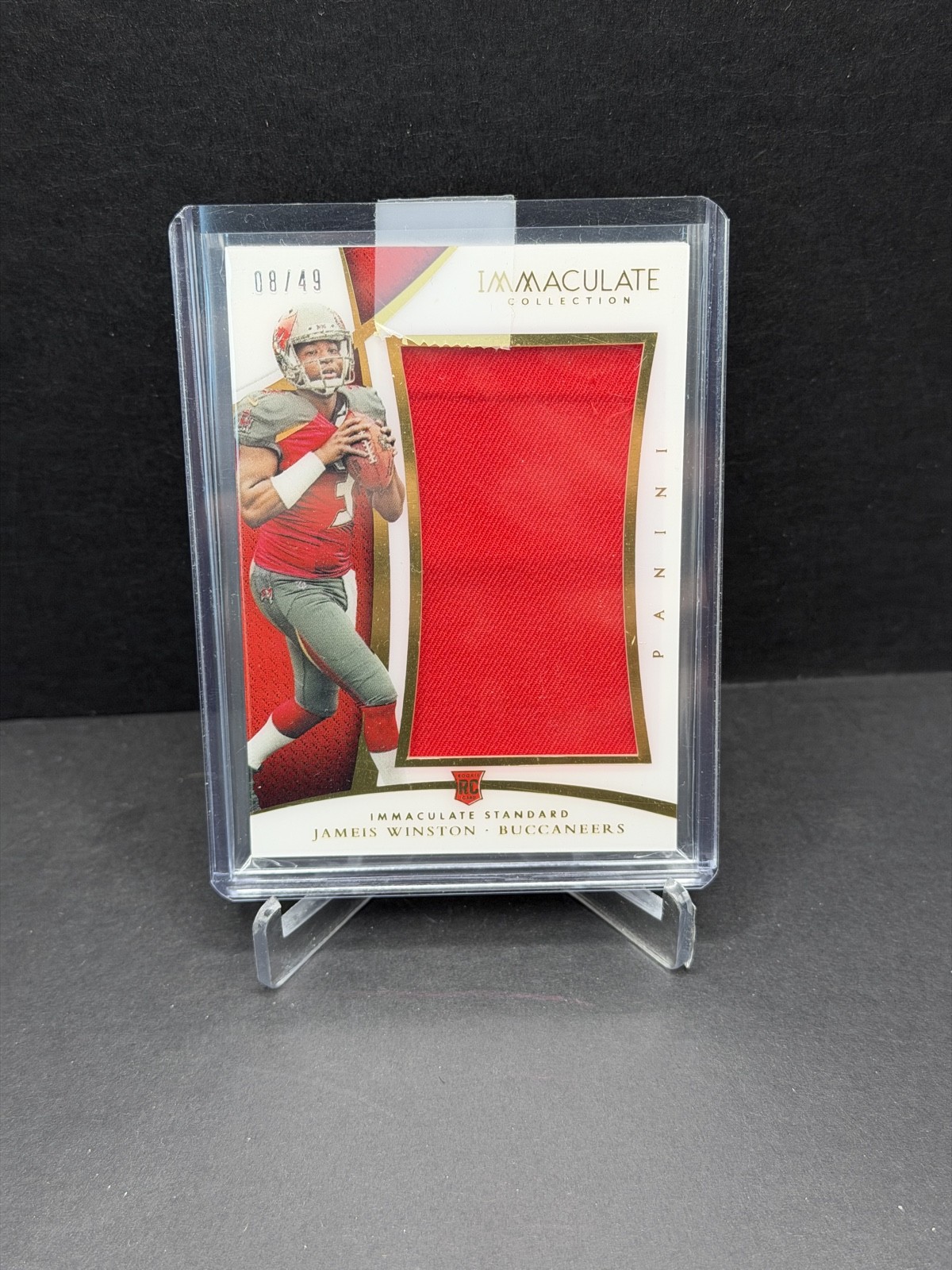Jameis Winston Panini Immaculate Standard Material #JW Base