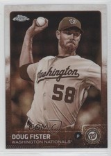 2015 Topps Chrome Sepia Refractor Doug Fister #99 0a1