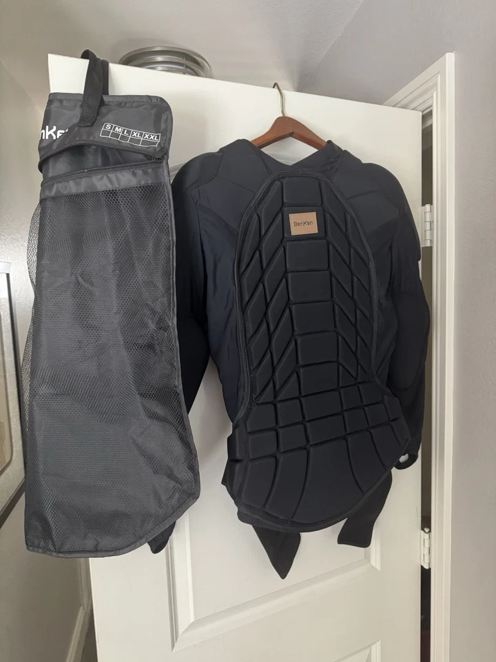 Equipamento de proteção Benken masculino tamanho grande preto motocicleta e outros esportes…novo - Imagem 3 de 4