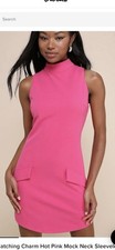 New With Tags Lulus Women's Hot Pink Dress Size Small