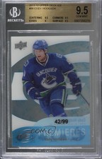 2011-12 Upper Deck Ice Premieres 42/99 Cody Hodgson #99 BGS 9.5 GEM MINT g0y