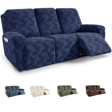 1/3Seater Recliner Covers, Stretch Chair Covers, Sofa Slipcovers Couch Covers 