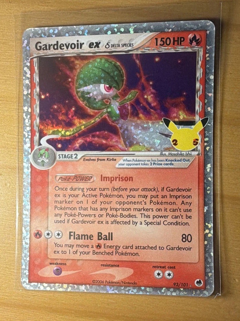 Gardevoir ex (Delta Species) 93/101 Celebrations: Classic Collection Holo