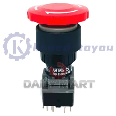 1PCS New FUJI AH165-2V AH165-2VR11 Emergency Stop Button Switch | eBay
