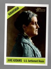 2009 Topps American Heritage Heroes Jane Addams #78 Near Mint or Better