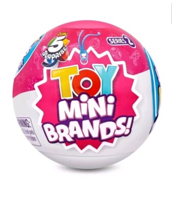 Zuru Toy Mini Brands Series 2 Mystery Ball Includes 5 Surprises Free Shipping
