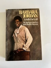 BARBARA JORDAN ~ SIGNED ~ A Self Portrait ~ African American Texas U.S. Senator