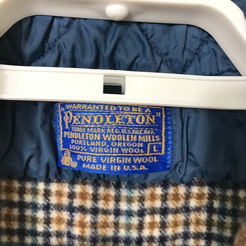 Vintage Pendleton Shirt Youth Large Multicolor Plaid Button Up Long Sleeve Wool - Picture 10 of 12