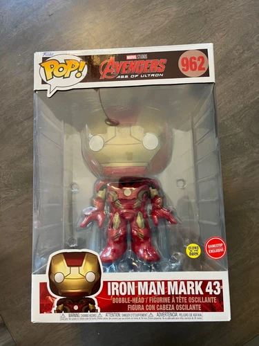 Funko Pop! Vinyl Jumbo 10": Marvel - Iron Man Mark 43 (Jumbo) (Glows in the...