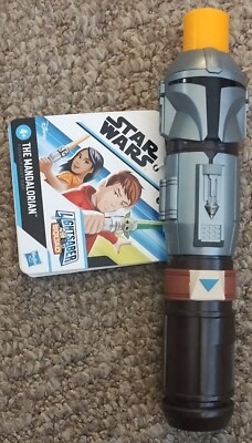 Star Wars Lightsaber Squad The Mandalorian Extendable Orange Lightsaber
