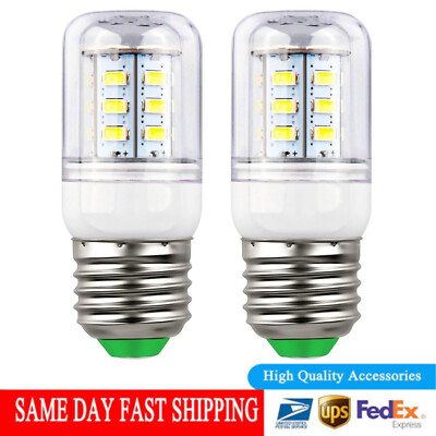 2pcs LED Refrigerator Light Corn Bulb E27 3.5W For Frigidaire Kenmore 5304511738