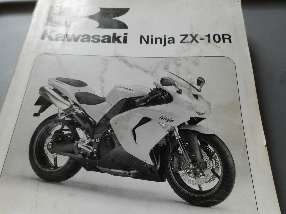 先代ページ Kawasaki ZX10R ZX1000D OEM Factory Service Repair Manual 99924