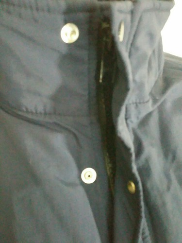 Vintage Unitog Workman Jacket Made In USA Quilt Lined Size XL Navy Blue Warm - Picture 2 of 5