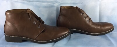 Guess Chukka Ankle Boots Mens 9M Lace Up Shoes Brown Faux  display picture 1