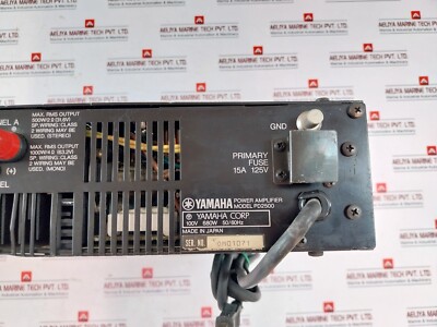 Yamaha PD2500 Power Amplifier 100V 680W 50/60HZ | eBay