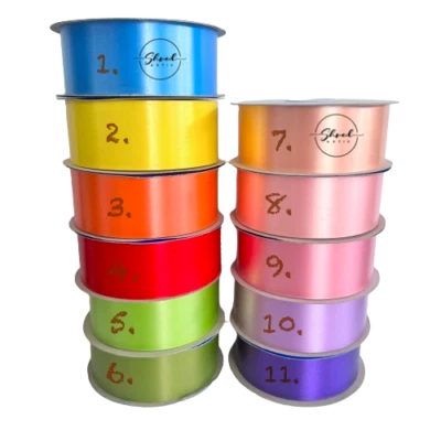 ShredAstic POLY RIBBON FLORIST wedding car cake funeral 50mm 2inch wide