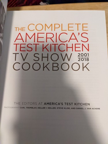 The Complete America's Test Kitchen TV Show Cookbook 2001 2018 ATK Unused - Picture 9 of 11