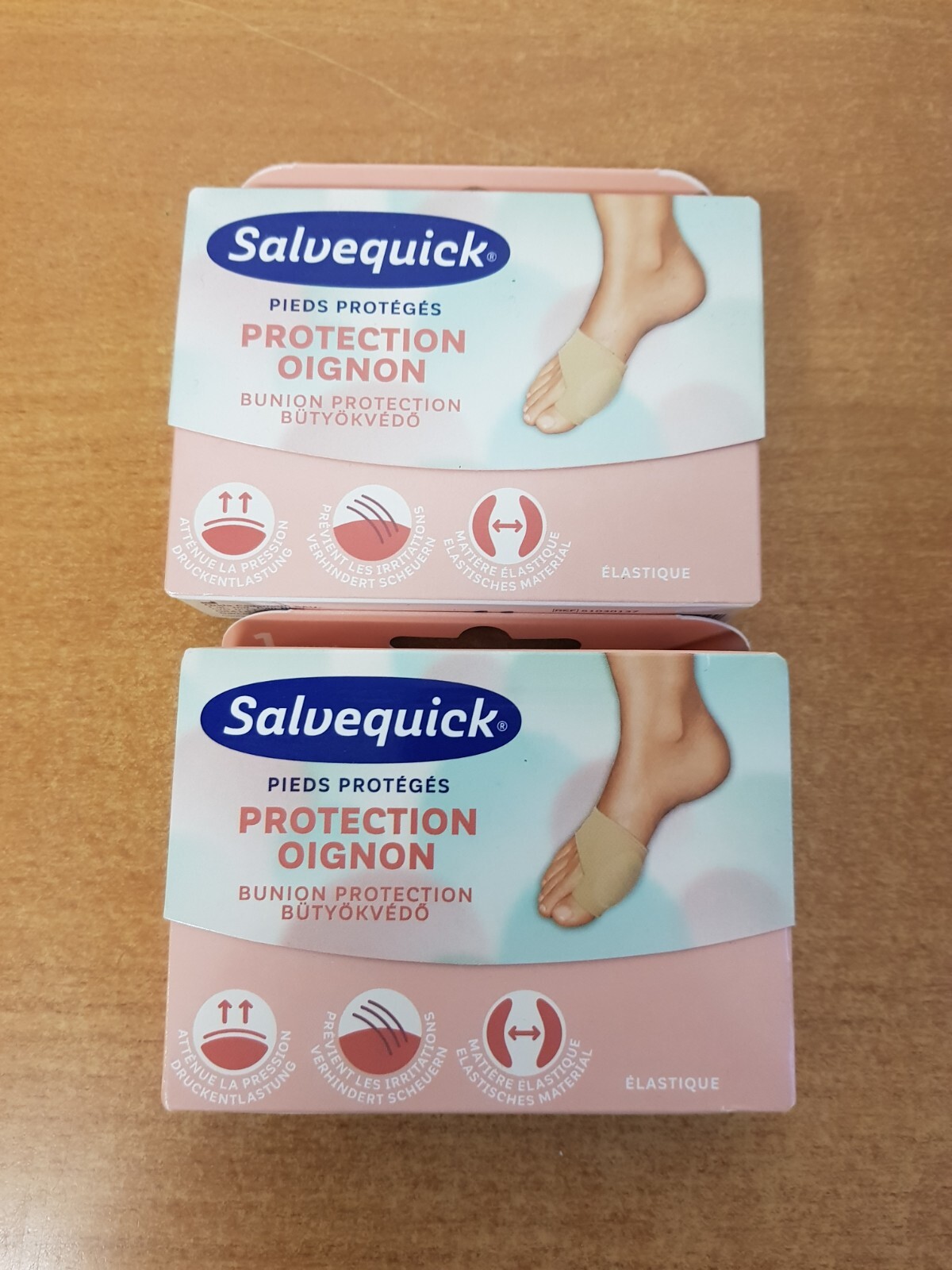 2 Salvequick Bunion Protector Elastic Fabric Inner Gel Reduce Pressure&Friction